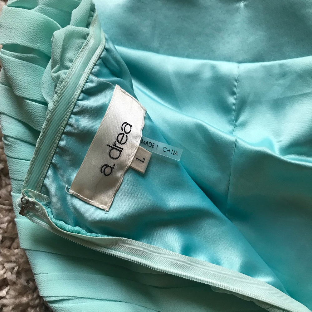 Bridesmaid dress or teal wedding guest dress - Picture 5 of 6